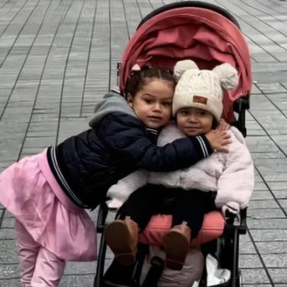 Hulk curte momento com as filhas durante viagem a Londres