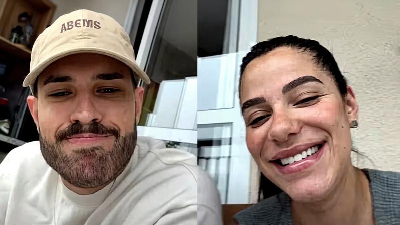 Bruno Rosa e Key Alves sobre ter mais filhos — Foto: Reprodução/Instagram