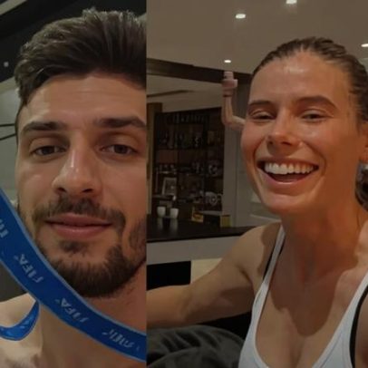 Esposas de jogadores do PSG celebram vitória contra Flamengo na Copa