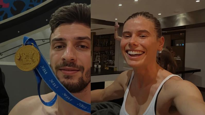 Esposas dos jogadores do PSG comemoram Copa Intercontinental — Foto: Reprodução/Instagram