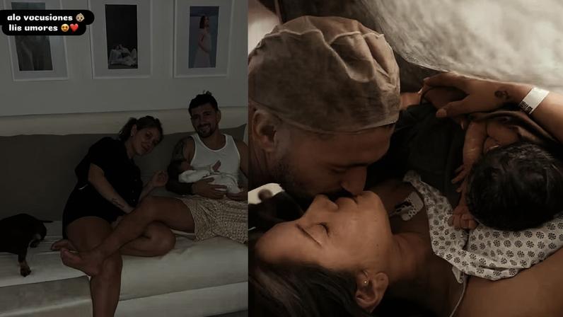 Arrascaeta posa com a família — Foto: Reprodução/Instagram