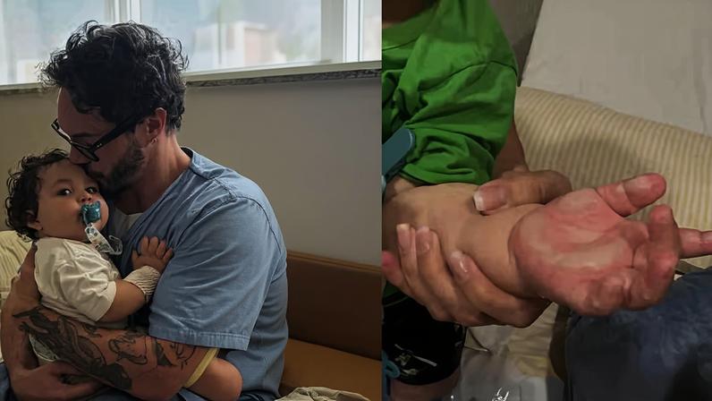 Eliezer atualiza quadro de saúde de Ravi após acidente doméstico — Foto: Reprodução/Instagram