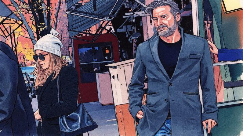 Jennifer Aniston e Jim Curtis — Foto: Grosby Group