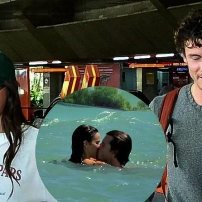 Bruna Marquezine e Shawn Mendes são flagrados se beijando na praia novamente