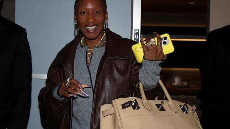 Cynthia Erivo was spotted with an enormous Hermès Birkin 50 on Monday in New York City. @NIKOTYLER / BACKGRID