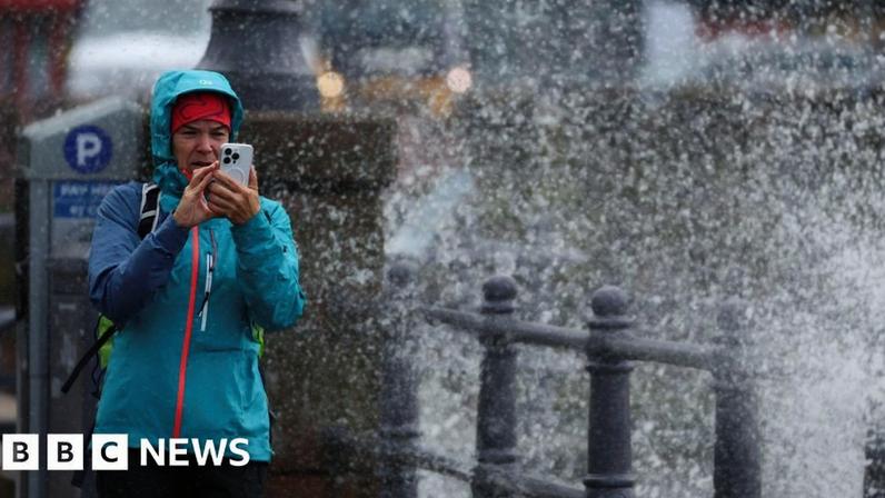 Warnings have been issued for high winds and heavy rain for Tuesday and Wednesday