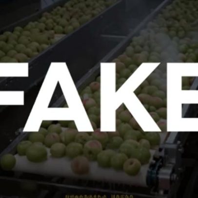 Vídeo falso de operários tingindo frutas na China criado por IA