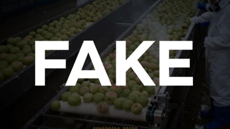 É #FAKE vídeo de operários 'tingindo' frutas e verduras em fábrica na China; cena foi criada com inteligência artificial