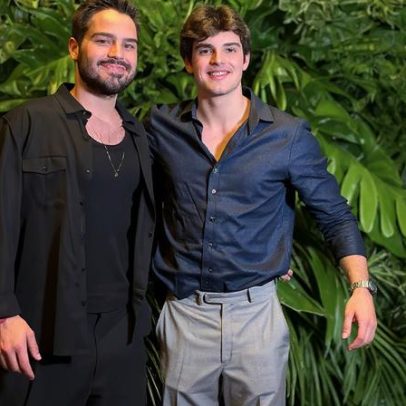 Filho caçula de Faustão, Rodrigo Silva, abre álbum de formatura do Ensino Médio