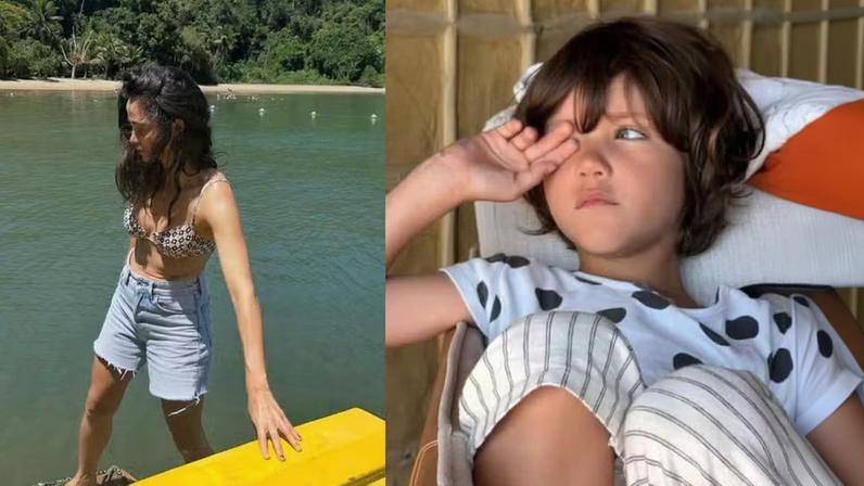 Nanda Costa, Giovanna Ewbank e mais famosos curtem sol na manhã de Natal — Foto: Reprodução/Instagram