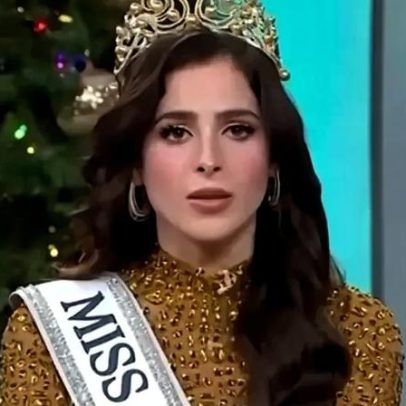 Miss Universo 2025 abandona entrevista após perguntas sobre polêmicas