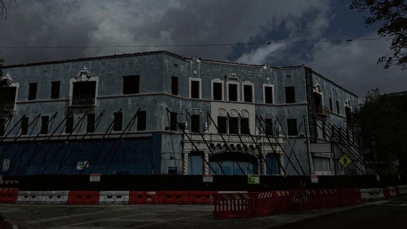 The once-spectacular Coconut Grove Playhouse is currently undergoing restoration—but 80% of the building is being demolished