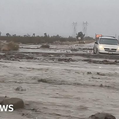 Tempestades provocam deslizamentos, inundações e transtornos no sul da Califórnia