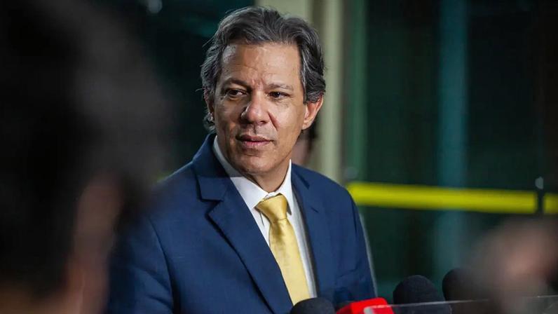Haddad se reuniu com encarregado de negócios dos EUA no Brasil, Gabriel Escobar, para discutir cooperação contra crime organizado. (Foto: Diogo Zacarias/Ministério da Fazenda)