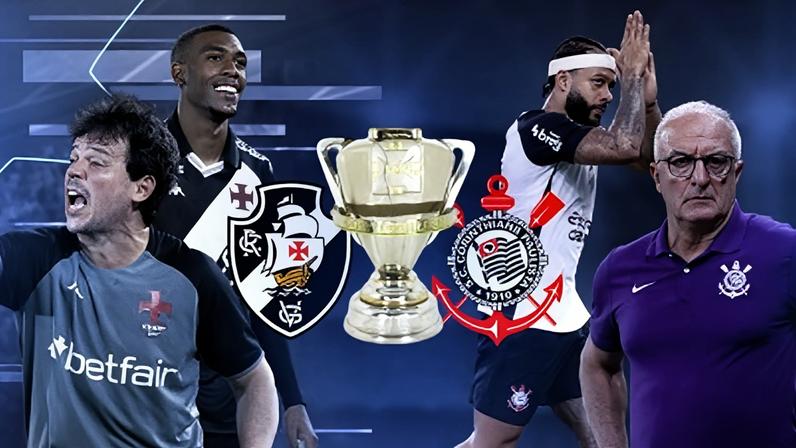 Vasco e Corinthians decidem título da Copa do Brasil