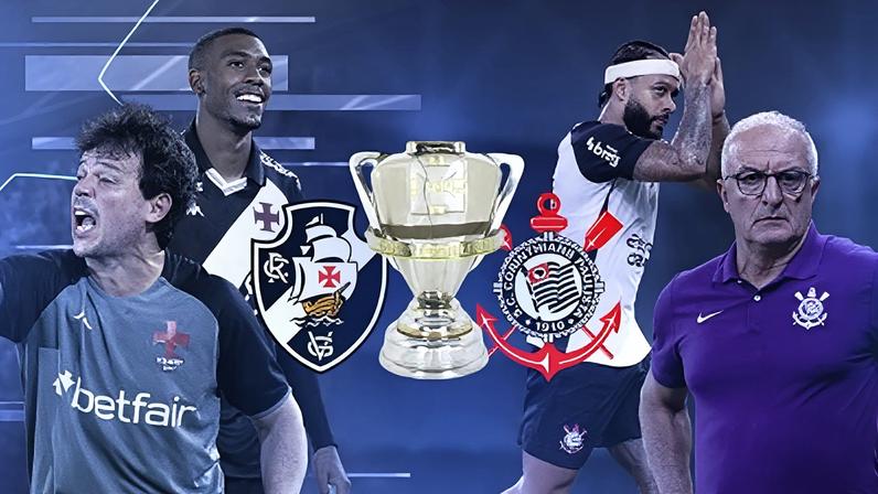 Vasco e Corinthians decidem título da Copa do Brasil