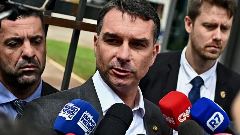 O senador Flávio Bolsonaro (PL-RJ). (Foto: André Borges/EFE)