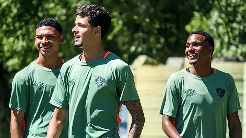 Treino do time sub-20 do Fluminense