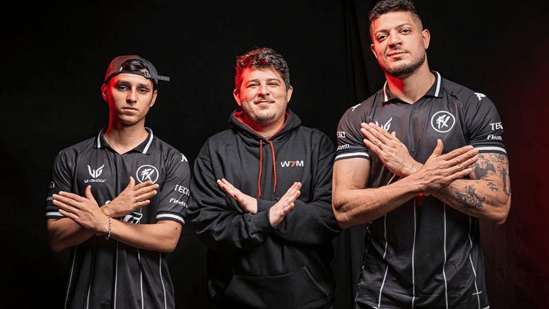 Foto de Nobru (à esquerda), Felipe Funari (centro) e Cerol (à direita). Foto: Divulgação.
