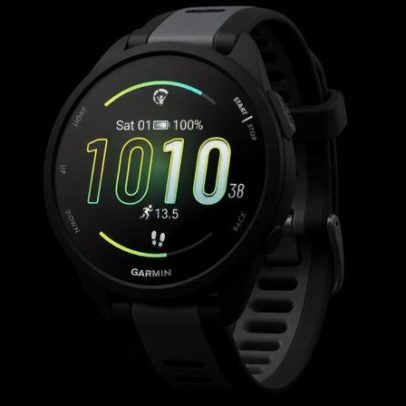 Garmin registra lucro zero com Forerunner 165 e reduz preço de relógio OLED