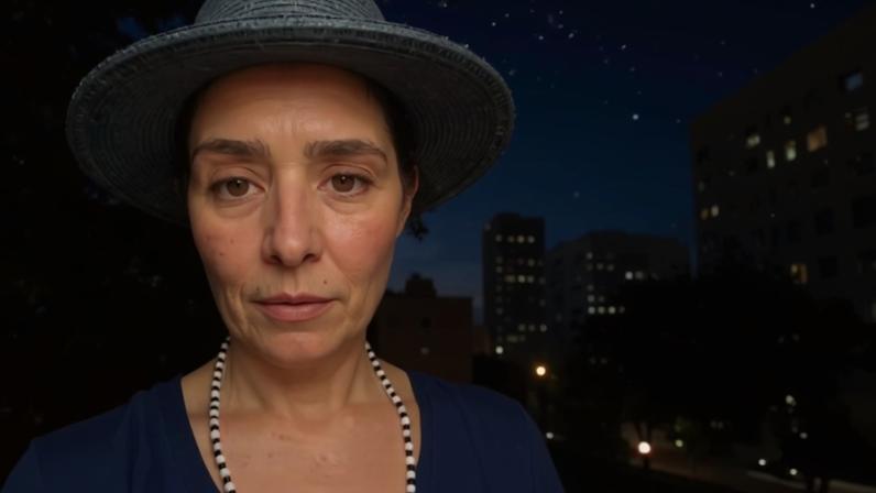 Letícia Sabatella participa de manifestação contra violência às mulheres, no Rio — Foto: Reprodução/ Instagram