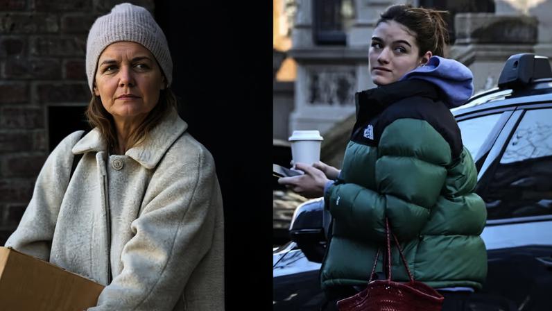 Katie Holmes e Suri Cruise — Foto: The Grosby Group