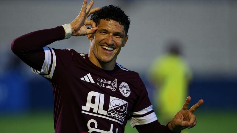 Henrique Luvannor, atacante do Al-Faisaly da Arábia Saudita — Foto: Divulgação | Al-Faisaly F.C.