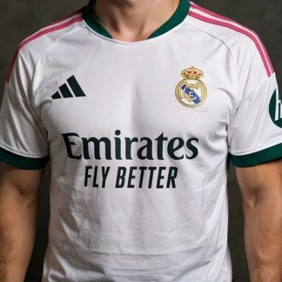 Uniforme do Real Madrid para a próxima temporada vazado com verde e rosa