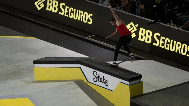 Gabi Mazetto nas eliminatórias do Super Crown (Foto: Pablo Vaz/ SLS)