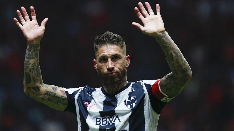 Sergio Ramos se despede do Monterrey — Foto: Jonathan Mondragon/Jam Media/Getty Images