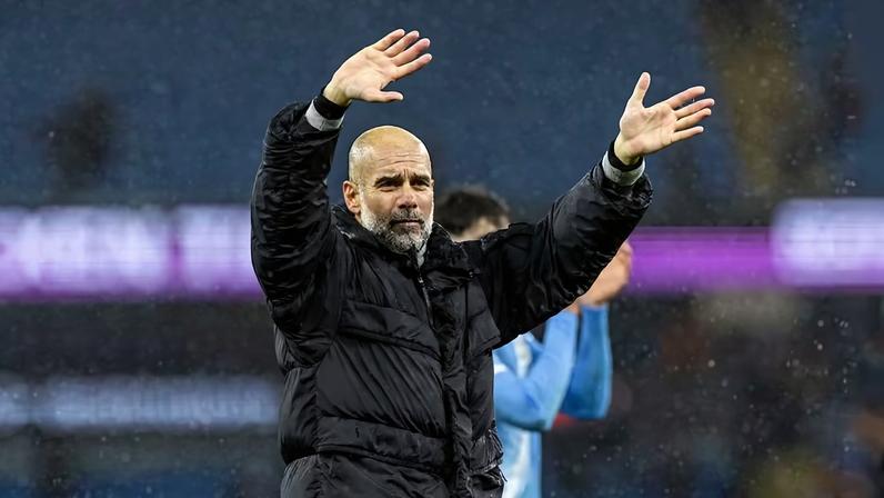Pep Guardiola afasta rumores sobre saída do City — Foto: Getty Images