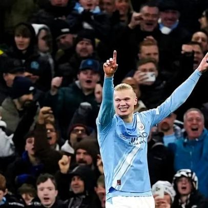 Haaland rebate Guardiola após recado sobre excessos no Natal com foto da balança