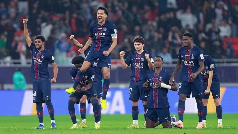 Paris Saint-Germain conquista a Copa Intercontinental ao bater o Flamengo nos pênaltis — Foto: Getty Images