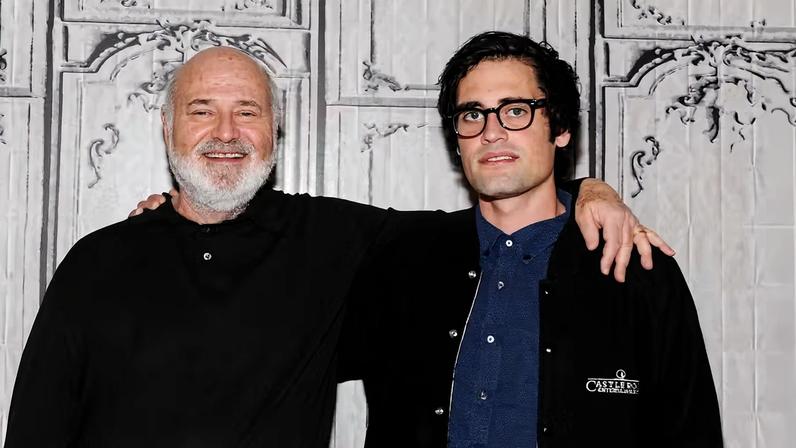 Rob Reiner e o filho Nick Reiner em 2016 — Foto: Getty Images