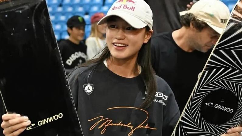 Ginwoo Onodera, fenômeno do skate, disputa a final do Super Crown (Foto: Reprodução/ Instagram)