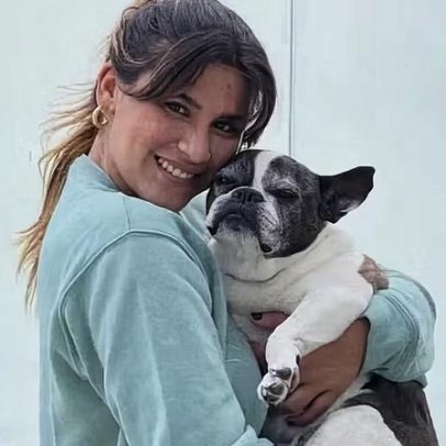 Giulia Costa lamenta a perda de cadelinha de 17 anos, sua maior companheira