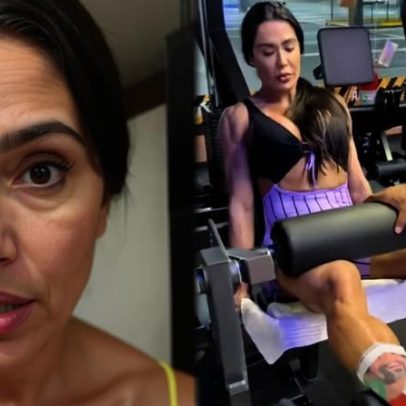 Gracyanne Barbosa desabafa: falta de força no corpo durante treino