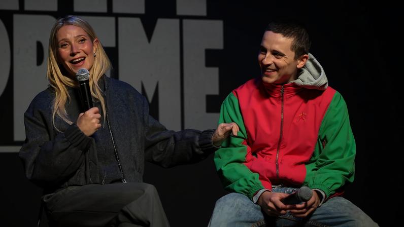 Gwyneth Paltrow mistook Timothée Chalamet’s faux pockmarks for real acne scars while filming “Marty Supreme.”