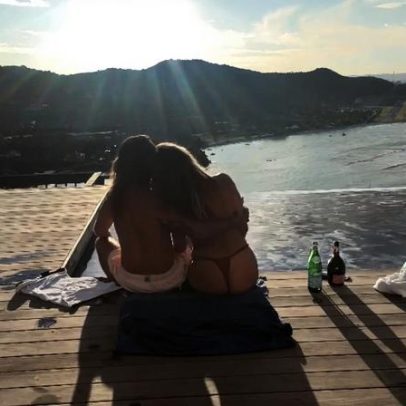Heidi Klum curte último pôr do sol de 2025 com Tom Kaulitz