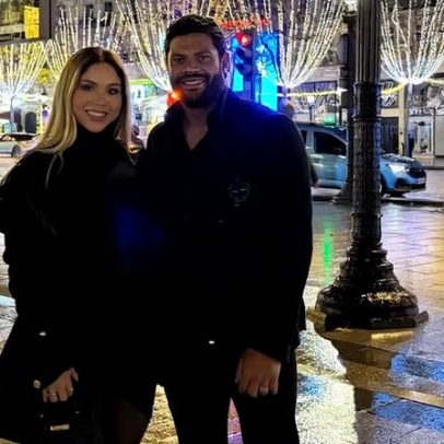 Hulk tem jantar romântico com a esposa em Paris