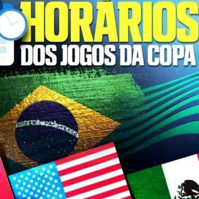 Horários dos jogos do Brasil na Copa do Mundo 2026