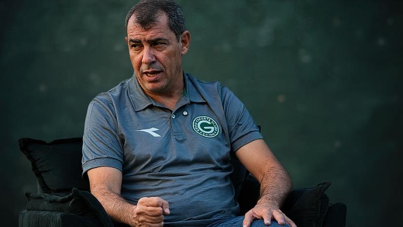 Fábio Carille durante trabalho no Goiás Rosiron Rodrigues / Goiás