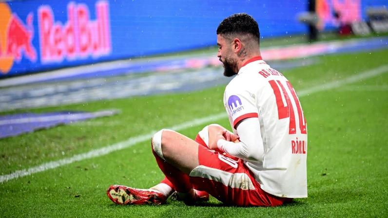 Rômulo Cardoso comemora seu gol pelo RB Leipzig, na vitória contra o Stuttgart, na 9ª rodada da Bundesliga 2025/26