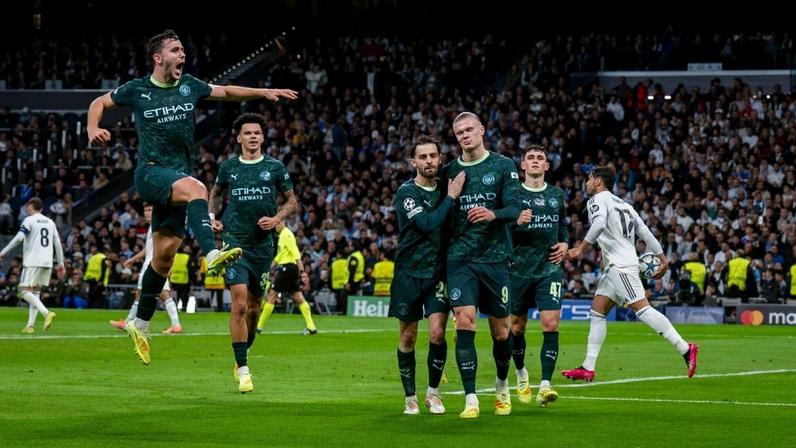 Rodrygo brilha, quebra a seca em Real Madrid x Manchester City e volta a marcar após 32 partidas; VEJA (0:39)