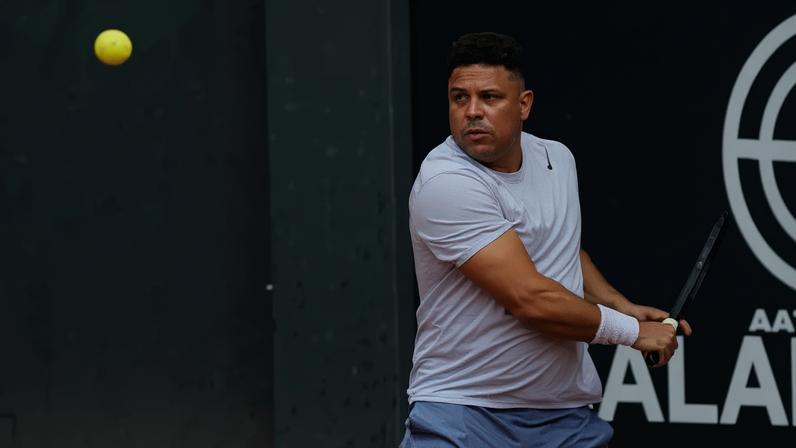 Ronaldo Fenômeno em ação no Galácticos Open (Reprodução)