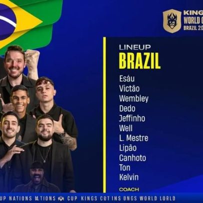 Seleção Brasileira anuncia convocados para a Copa da Kings League
