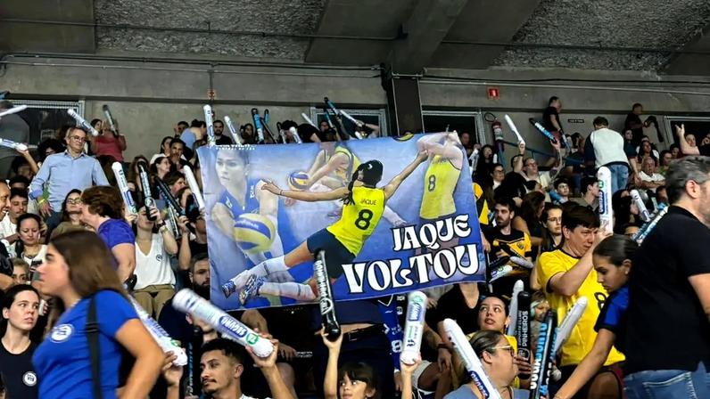 Jaque volta às quadras como líbero do pinheiros na Superliga B (Foto: Beatriz Pinheiro / Lance!)