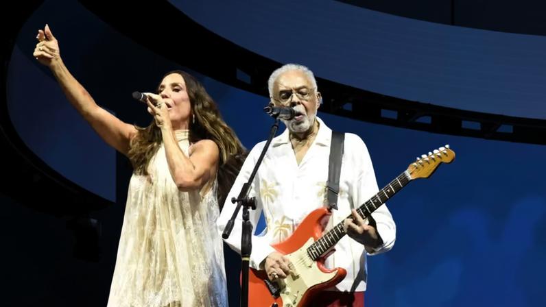 Ivete Sangalo canta com Gilberto Gil em último show da turnê 'Tempo Rei', em Salvador, na Bahia