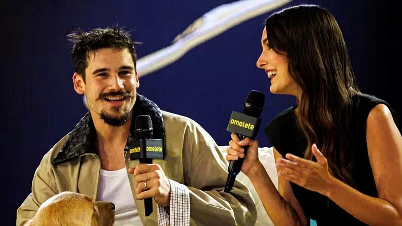 Nicolas Prattes e Marina Moschen falam sobre filme 'Minha Vida com Shurastey' — Foto: Brazil News