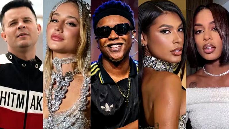 Hitmaker, Bruna Griphao, Lukinhas, Pocah e Rebecca — Foto: Divulgação